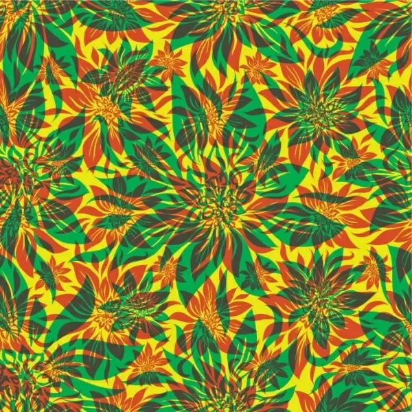 flowers shading patterns 03 vector