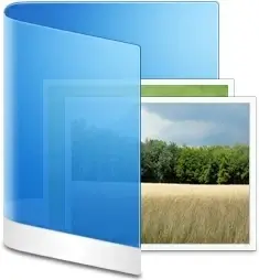 Folder Blue Picture