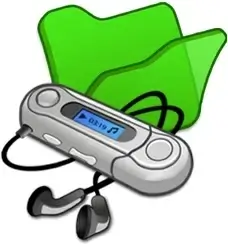 Folder green mymusic