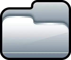 Folder Open Silver