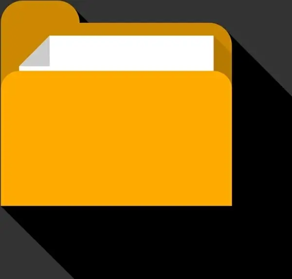folder with paper