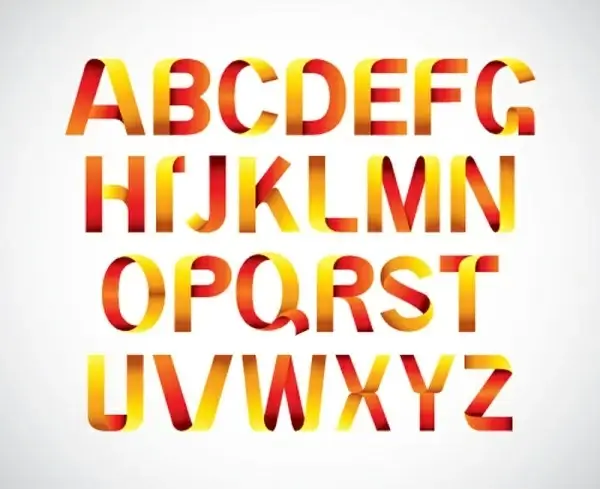 font design series 40 vector