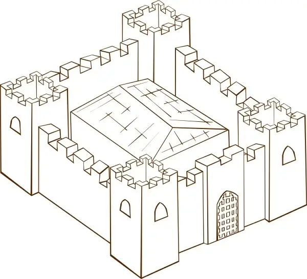 Fortress clip art