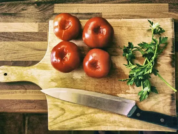 four tomatoes
