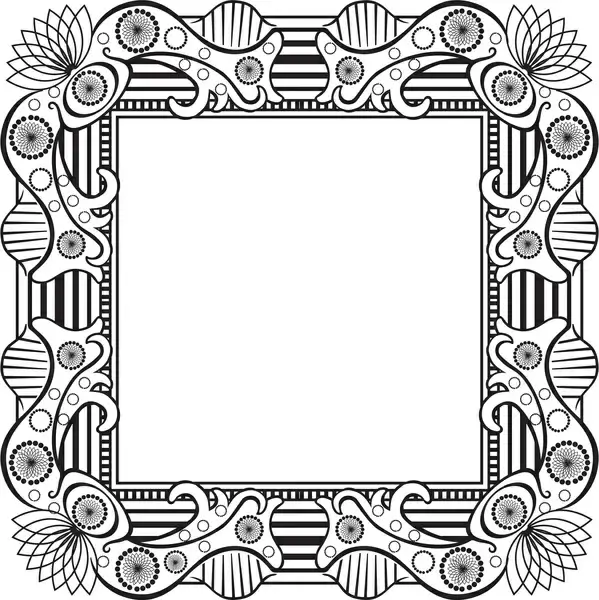 frame vintage border decorative pattern vector design