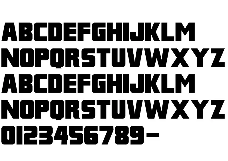 Jersey M54 Font In Truetype Ttf Opentype Otf Format Free And Easy