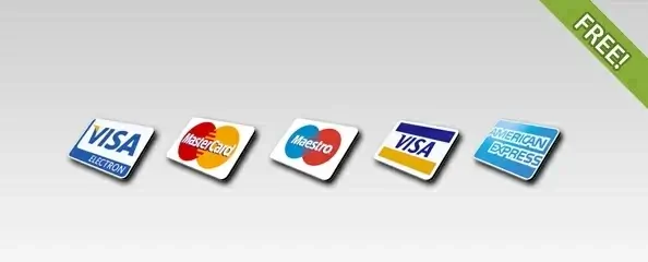Free 5 Credit Card Icons 
