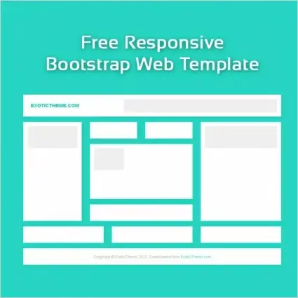 free blank responsive web template 