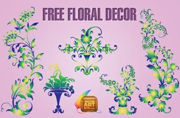 Free Floral Decor