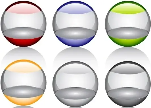 Free Glossy orbs Vector Icon