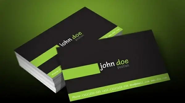 free personal business card template