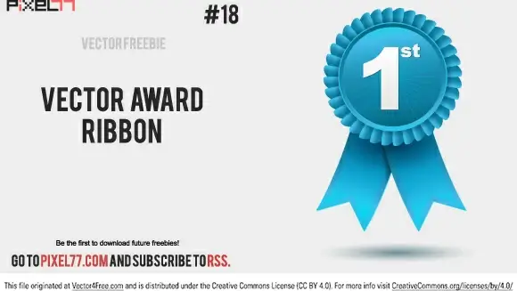 free vector award ribbon