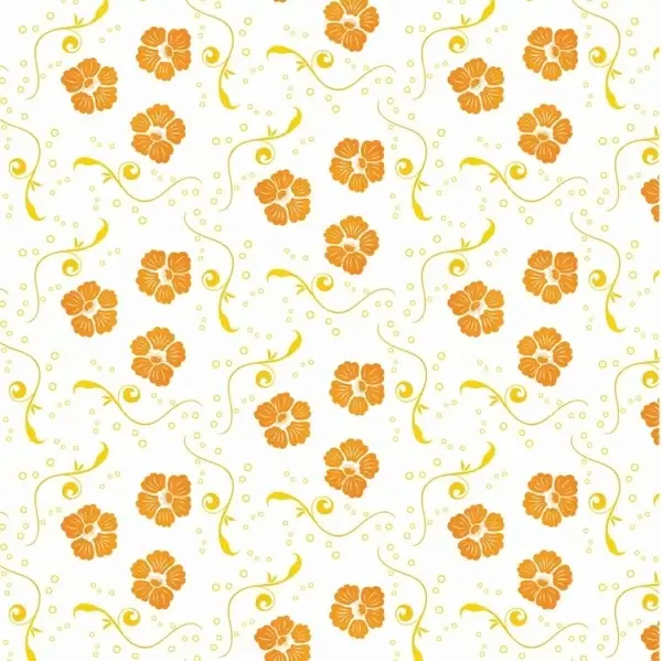 Free Vector Ornamental Floral Pattern