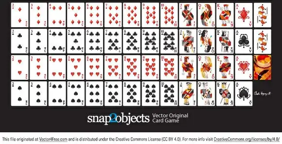 free vector playing cards deck
