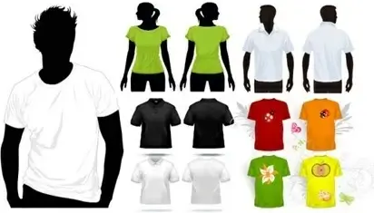 t shirt design templates human black silhouette style