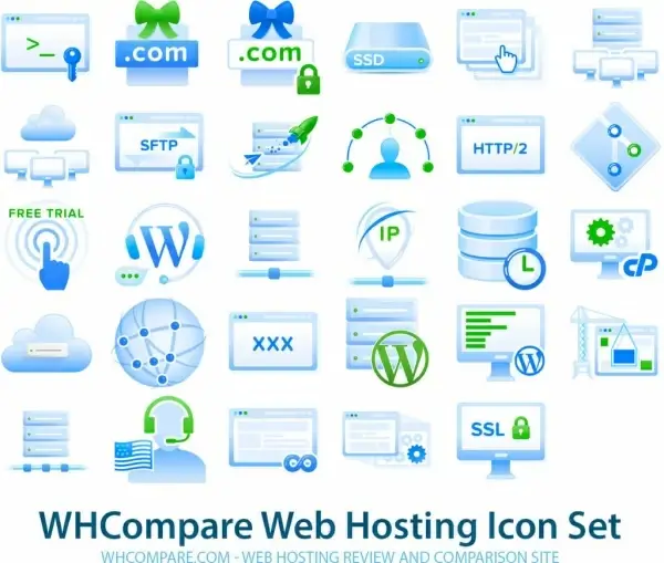 free web hosting icons png vectors