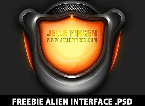 Freebie Alien Interface PSD