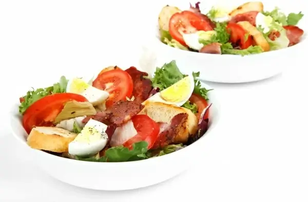 fresh salad in bowl