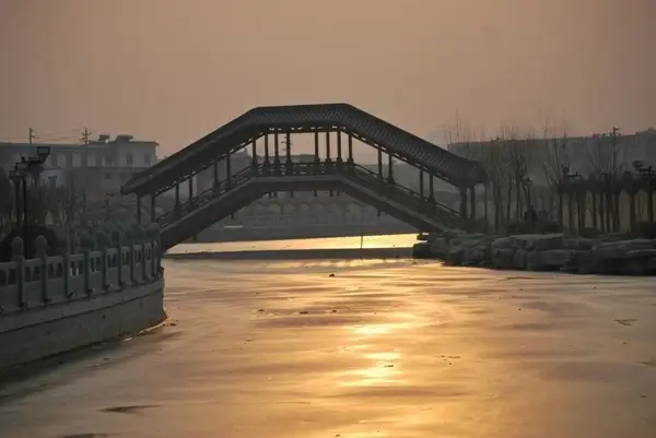 frozen canal
