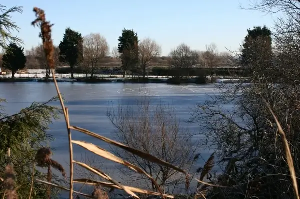 frozen lake