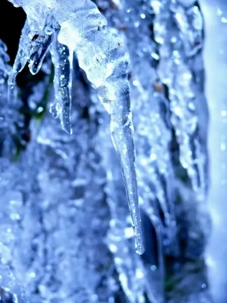 frozen waterfall