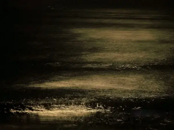 full moon reflection