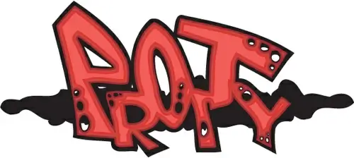 funny graffiti alphabet design vector