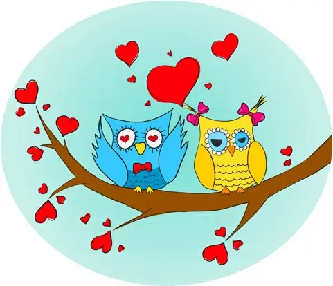 funny owls design vectors