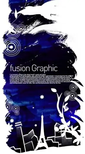 fusion graphic series fashion pattern 1