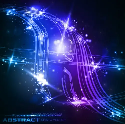 futuristic space abstract background vector