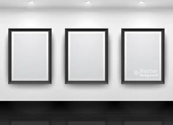 gallery display background 15 vector