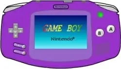 Gameboy Advance purple
