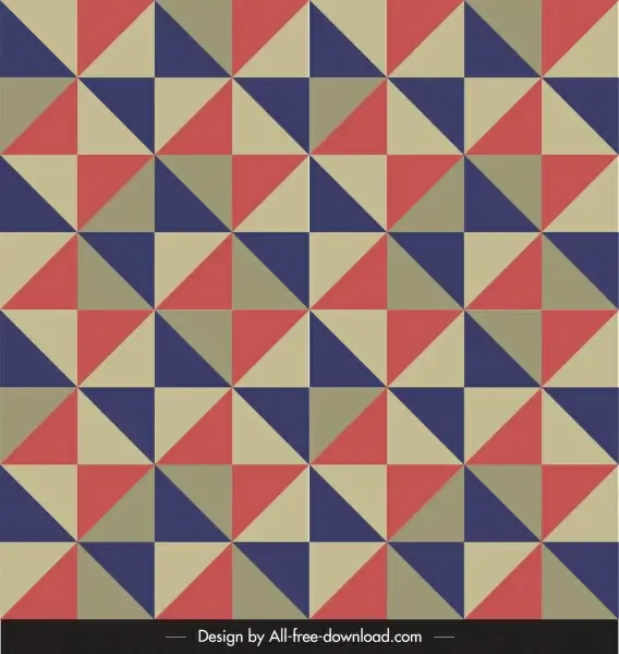 geometric pattern colorful flat symmetric delusion decor 