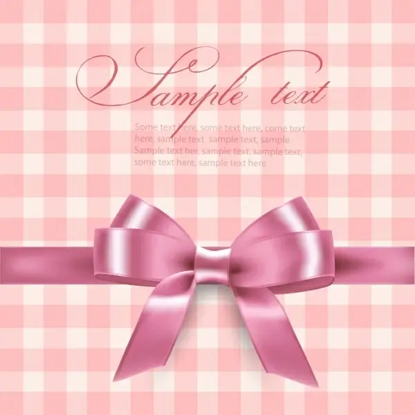 gift background pink knot icon 3d design