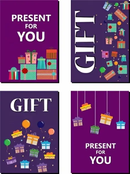 gift card cover sets present boxes text sdecor