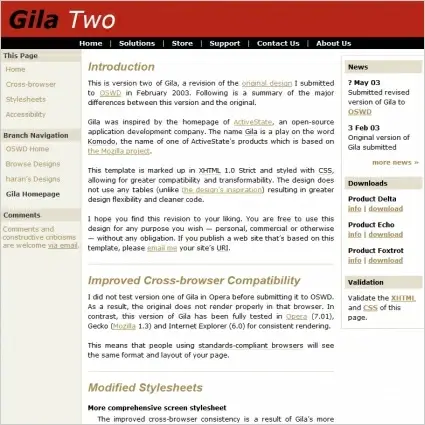 Gila Two Template 