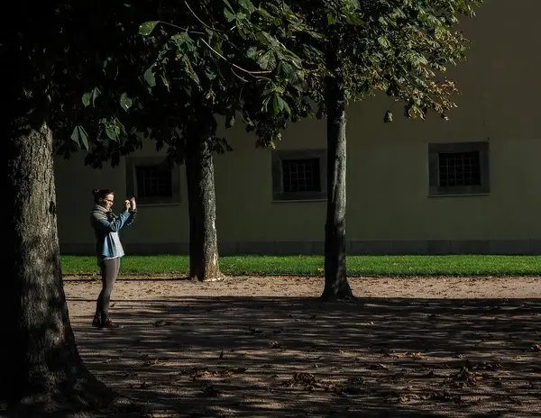 girl in park