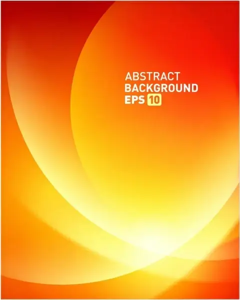 abstract background template modern vivid orange yellow light effect