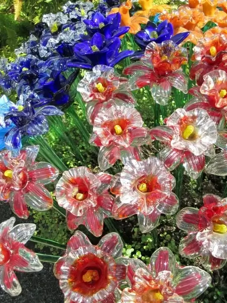 glass flower flowers