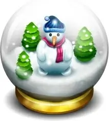 Glass snow ball