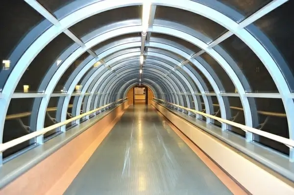 glass tunnel