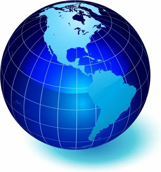 Globe of the World. America