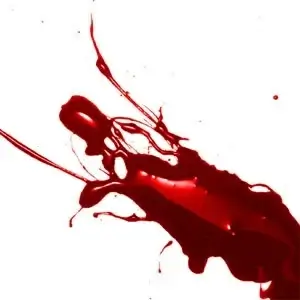 Glossy Blood Splatter