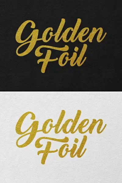 gold text effects 