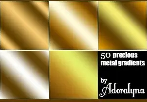 Golden Metal Gradients