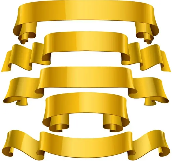 golden ribbon sets