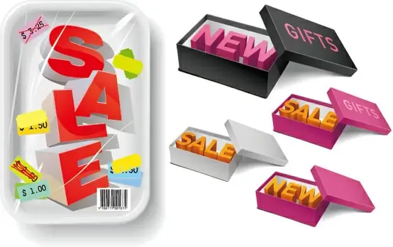 goods sales icon vector