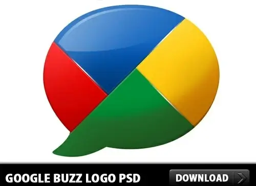 Google buzz Logo PSD