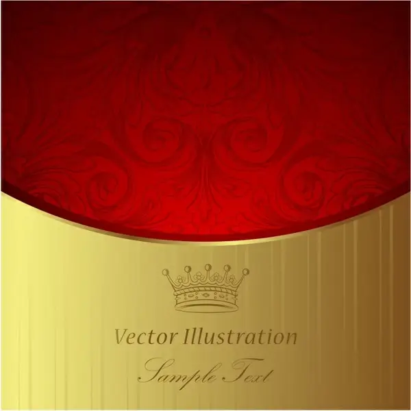 decorative background golden red luxury elegant european decor