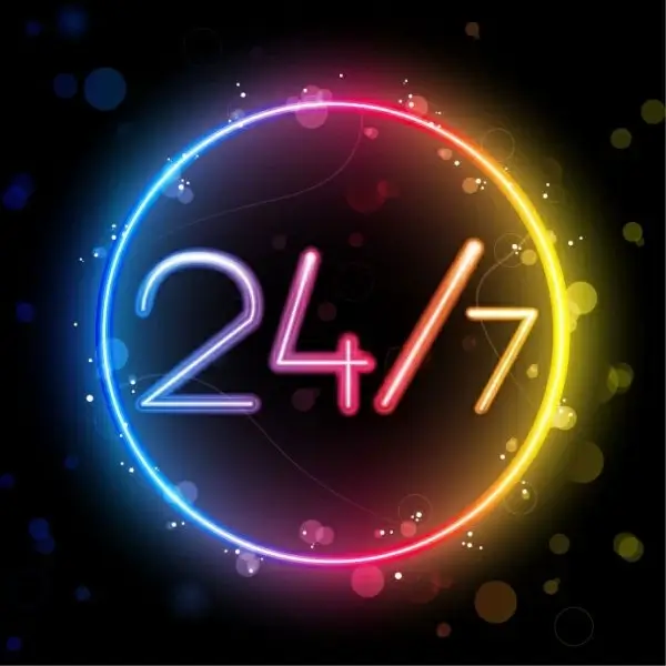 gorgeous neon effects 03 vector